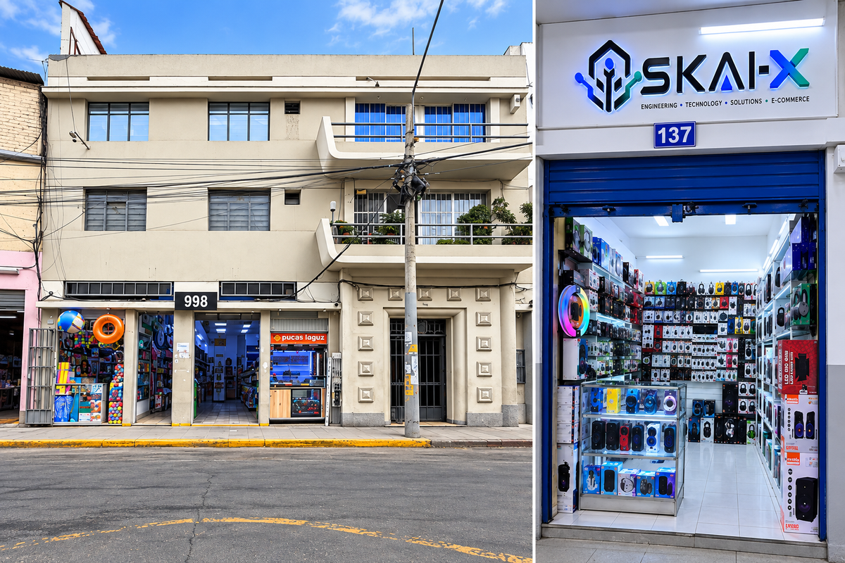 SKAI-X Store en Mesa Redonda, Lima